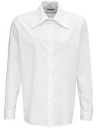 Valentino White Cotton Poplin Shirt Valentino White Cotton Poplin Shirt - White