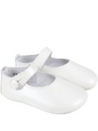 Gallucci Ivory Ballet-flats For Baby Girl Gallucci Ivory Ballet-flats For Baby Girl - Ivory