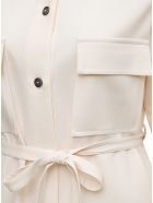 Antonelli Cloe Wool Blend Jacket In Ivory Color Antonelli Cloe Wool Blend Jacket In Ivory Color - White