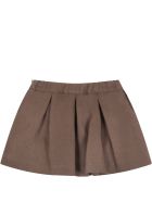 Little Bear Brown Skirt For Baby Girl Little Bear Brown Skirt For Baby Girl - Brown