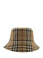 Burberry Vintage Check Cotton Blend Bucket Hat Burberry Vintage Check Cotton Blend Bucket Hat - Archive Beige