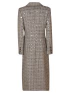 self-portrait Embellished Check Coat self-portrait Embellished Check Coat - Multicolor