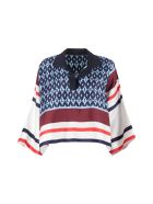Valentino Printed Twill Top Valentino Printed Twill Top - Multicolor