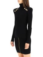 Sweater With Buttons Balmain Sweater With Buttons - Nero