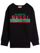 Gucci Jersey Sweatshirt With "original" Print Gucci Jersey Sweatshirt With "original" Print - Black