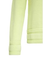 Givenchy Lime Green Cotton Sweater With Logo Givenchy Lime Green Cotton Sweater With Logo - Yellow