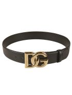 Dolce & Gabbana Logo Buckled Belt Dolce & Gabbana Logo Buckled Belt - Black