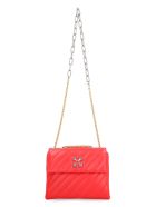 Off-White Jackhammer 24 Leather Shoulder Bag Off-White Jackhammer 24 Leather Shoulder Bag - red