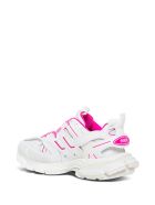 Balenciaga Mix Of Materials Track Sneakers With Logo Balenciaga Mix Of Materials Track Sneakers With Logo - White