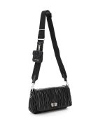 Miu Miu Quilted Shoulder Bag With Pouch Miu Miu Quilted Shoulder Bag With Pouch - Nero
