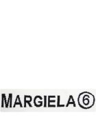MM6 Maison Margiela Ivory Scarf For Kids With Logo MM6 Maison Margiela Ivory Scarf For Kids With Logo - Ivory