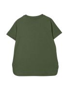 Fendi Military Green Unisex T-shirt Fendi Military Green Unisex T-shirt - Verde