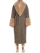 Coat Cashmere Kiton Coat Cashmere - DARK BROWN