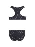 Karl Lagerfeld Black Bikini For Girl With Logo Karl Lagerfeld Black Bikini For Girl With Logo - Nero