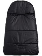 Emporio Armani Black Nylon Padded Blanket With Logo Emporio Armani Black Nylon Padded Blanket With Logo - Black