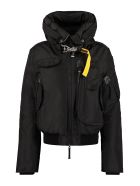 Parajumpers Gobi Hooded Bomber-style Down Jacket Parajumpers Gobi Hooded Bomber-style Down Jacket - black