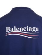 Unisex Blue "political Campaign" T-shirt Balenciaga Unisex Blue "political Campaign" T-shirt - Pacific blue/white