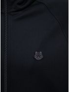 Kenzo Black Stretch Cotton Sweatshirt With Logo Kenzo Black Stretch Cotton Sweatshirt With Logo - Black