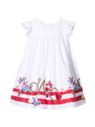 Monnalisa White Dress Monnalisa White Dress - Bianco