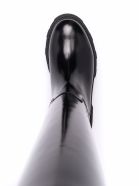 GIA BORGHINI Pins 07 Black Leather Boots - Black