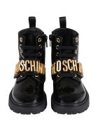 Moschino Black Boots For Kids Moschino Black Boots For Kids - Black