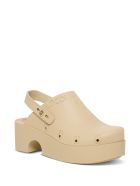 Xocoi Beige Recycled Rubber Clogs With Logo Xocoi Beige Recycled Rubber Clogs With Logo - Beige