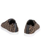 Fendi Knit Low-top Sneakers Fendi Knit Low-top Sneakers - brown