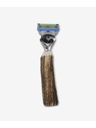Deer Antler Razor Handle "la Traque" Larusmiani Deer Antler Razor Handle "la Traque" - beige