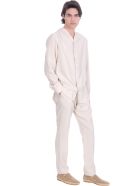 Giorgio Armani Pants In White Silk Giorgio Armani Pants In White Silk - white