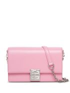 Givenchy Crossbody Bag In Pink Leather With 4g Buckle Givenchy Crossbody Bag In Pink Leather With 4g Buckle - Pink