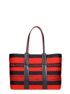 Christian Louboutin Cabata Small Tote In Black Canvas Christian Louboutin Cabata Small Tote In Black Canvas - black