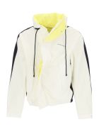 Y/Project Asymmetric Cotton Blouson Y/Project Asymmetric Cotton Blouson - WHITE BLACK YELLOW (White)