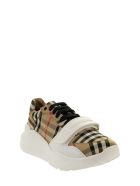 Burberry Regis - Vintage Check Cotton Trainer Burberry Regis - Vintage Check Cotton Trainer - Archive Beige