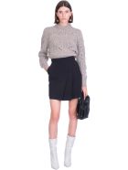 IRO Jozy Skirt In Black Viscose IRO Jozy Skirt In Black Viscose - black