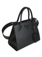 Prada Embossed Logo Tote Prada Embossed Logo Tote - Black