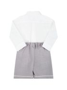 Fendi Multicolor Babygrow For Baby Boy With Double Ff Fendi Multicolor Babygrow For Baby Boy With Double Ff - Grey