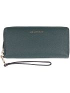 Michael Kors Money Pieces Grain Leather Wallet Michael Kors Money Pieces Grain Leather Wallet - green