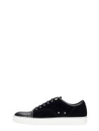 Lanvin Dbb1 Sneakers In Black Suede Lanvin Dbb1 Sneakers In Black Suede - black
