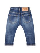 Dsquared2 Light Blue Jeans For Baby Boy Dsquared2 Light Blue Jeans For Baby Boy - Denim