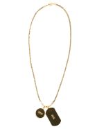 Versace 'iconic Guillochè' Necklace Versace 'iconic Guillochè' Necklace - Gold