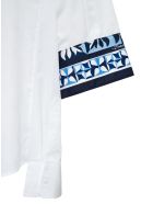 Oxford Patch Shirt In Cotton Poplin Dolce & Gabbana Oxford Patch Shirt In Cotton Poplin - White