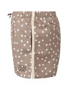 Douuod Beige Swimshort For Kids With Polka--dots Douuod Beige Swimshort For Kids With Polka--dots - Beige