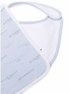 White And Light Blue Baby Bibs Set With Logo Givenchy White And Light Blue Baby Bibs Set With Logo - Bianco/azz. past.