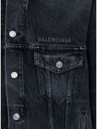 Balenciaga Trompe L'oeil Denim Jacket Balenciaga Trompe L'oeil Denim Jacket - Black