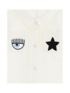 Chiara Ferragni Chenille Eyestar Jumpsuit Chiara Ferragni Chenille Eyestar Jumpsuit - White