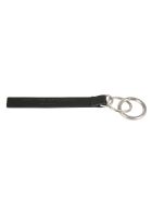 Balenciaga Logo Print Keyring Balenciaga Logo Print Keyring - Black