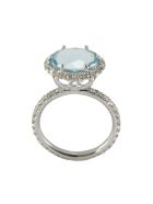 Lo Spazio Aqua Lucente Ring(V) Lo Spazio Jewelry Lo Spazio Aqua Lucente Ring(V) - Sky_Blue