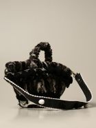 Sikuly Handbag Knights Sikuly Coffa Bag In Fabric And With Maxi Pompom And Emblem Sikuly Handbag Knights Sikuly Coffa Bag In Fabric And With Maxi Pompom And Emblem - Multicolor