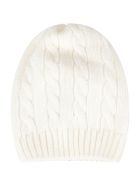 Little Bear Ivory Hat For Babykid Little Bear Ivory Hat For Babykid - White