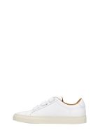 Common Projects Achille Veltro Sneakers In White Leather Common Projects Achille Veltro Sneakers In White Leather - white